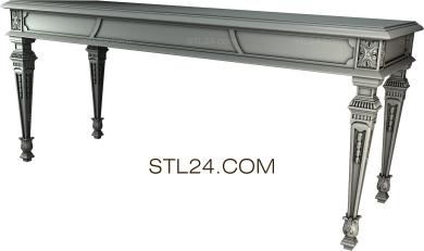 Столы (STL_0381) 3D модель для ЧПУ станка